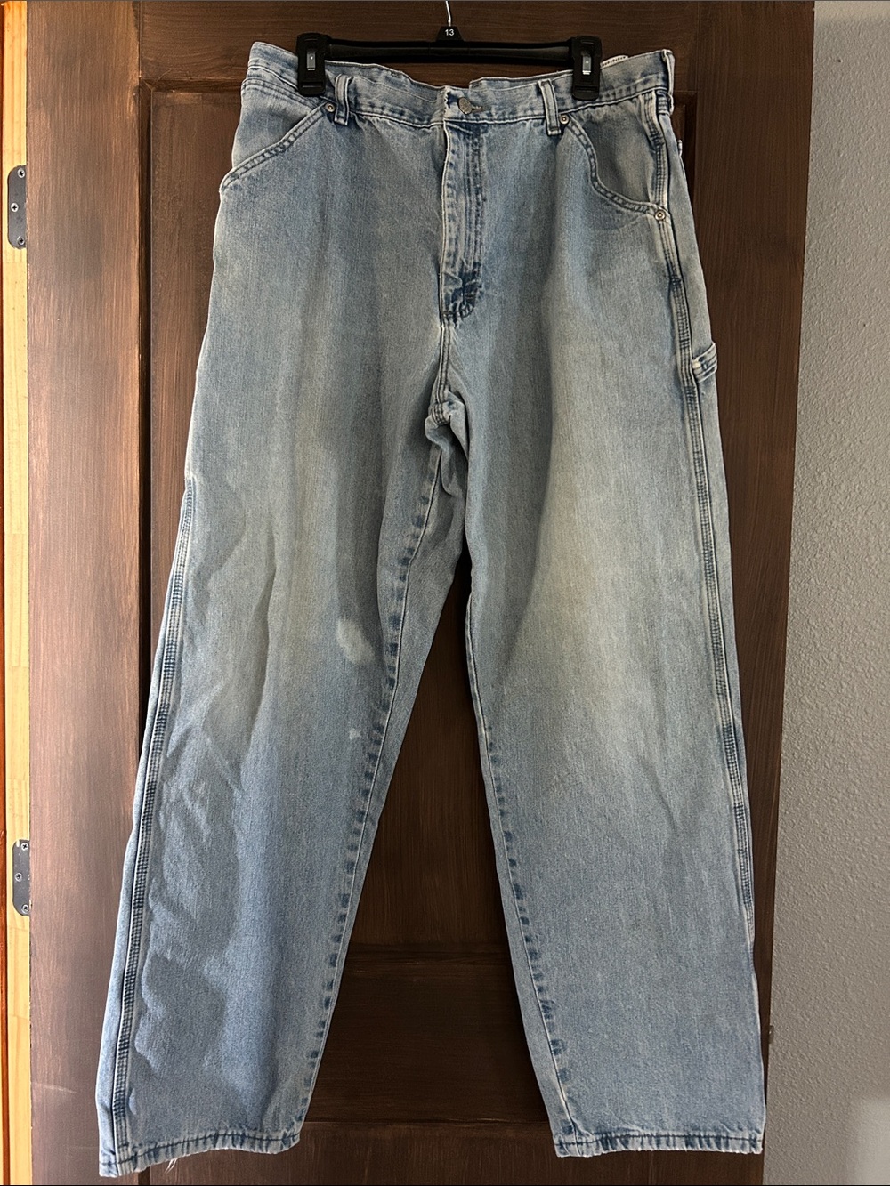 Wrangler Light Blue Relaxed Carpenter Jeans
